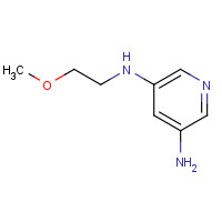 1313726-73-6 5-N-(2-methoxyethyl)pyridine-3,5-diamine chemical structure