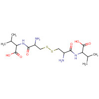 21141-84-4 2-[[2-amino-3-[[2-amino-3-[(1-carboxy-2-methylpropyl)amino]-3-oxopropyl]disulfanyl]propanoyl]amino]-3-methylbutanoic acid chemical structure
