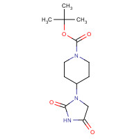 862280-60-2 tert-butyl 4-(2,4-dioxoimidazolidin-1-yl)piperidine-1-carboxylate chemical structure