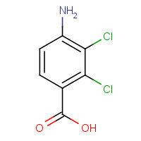 34263-51-9 4-amino-2,3-dichlorobenzoic acid chemical structure
