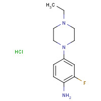 1197193-28-4 4-(4-ethylpiperazin-1-yl)-2-fluoroaniline;hydrochloride chemical structure
