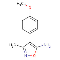166964-11-0 4-(4-methoxyphenyl)-3-methyl-1,2-oxazol-5-amine chemical structure