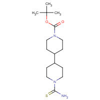 214836-33-6 tert-butyl 4-(1-carbamothioylpiperidin-4-yl)piperidine-1-carboxylate chemical structure