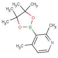 1421252-89-2 2,4-dimethyl-3-(4,4,5,5-tetramethyl-1,3,2-dioxaborolan-2-yl)pyridine chemical structure
