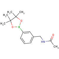 950201-40-8 N-[[3-(4,4,5,5-tetramethyl-1,3,2-dioxaborolan-2-yl)phenyl]methyl]acetamide chemical structure