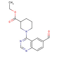 648449-18-7 ethyl 1-(6-formylquinazolin-4-yl)piperidine-3-carboxylate chemical structure