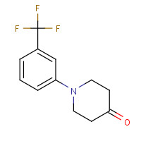 147378-74-3 1-[3-(trifluoromethyl)phenyl]piperidin-4-one chemical structure