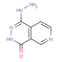 87544-85-2 1-hydrazinyl-3H-pyrido[3,4-d]pyridazin-4-one chemical structure