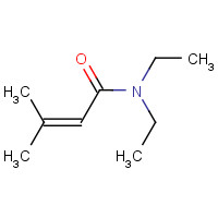 5411-63-2 N,N-diethyl-3-methylbut-2-enamide chemical structure