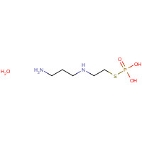 63717-27-1 2-(3-aminopropylamino)ethylsulfanylphosphonic acid;hydrate chemical structure