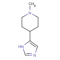 106243-44-1 4-(1H-imidazol-5-yl)-1-methylpiperidine chemical structure