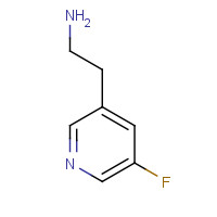 1000537-08-5 2-(5-fluoropyridin-3-yl)ethanamine chemical structure