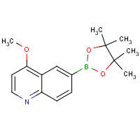 1210048-04-6 4-methoxy-6-(4,4,5,5-tetramethyl-1,3,2-dioxaborolan-2-yl)quinoline chemical structure