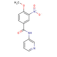 313518-14-8 4-methoxy-3-nitro-N-pyridin-3-ylbenzamide chemical structure
