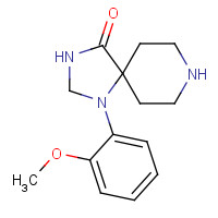 227029-29-0 1-(2-methoxyphenyl)-1,3,8-triazaspiro[4.5]decan-4-one chemical structure