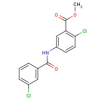 701972-70-5 methyl 2-chloro-5-[(3-chlorobenzoyl)amino]benzoate chemical structure