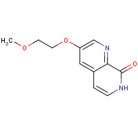 1429869-87-3 3-(2-methoxyethoxy)-7H-1,7-naphthyridin-8-one chemical structure