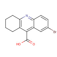 37509-14-1 7-bromo-1,2,3,4-tetrahydroacridine-9-carboxylic acid chemical structure