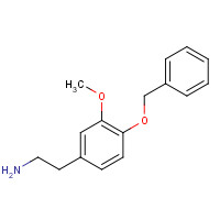 22231-61-4 2-(3-methoxy-4-phenylmethoxyphenyl)ethanamine chemical structure