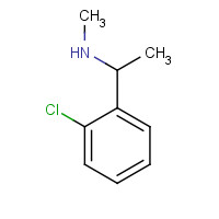 51586-22-2 1-(2-chlorophenyl)-N-methylethanamine chemical structure
