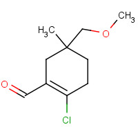 1256546-90-3 2-chloro-5-(methoxymethyl)-5-methylcyclohexene-1-carbaldehyde chemical structure