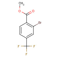 1214334-90-3 methyl 2-bromo-4-(trifluoromethyl)benzoate chemical structure