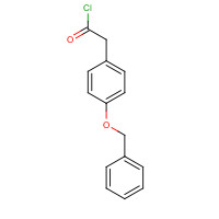 39188-62-0 2-(4-phenylmethoxyphenyl)acetyl chloride chemical structure