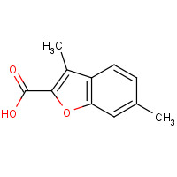16820-37-4 3,6-dimethyl-1-benzofuran-2-carboxylic acid chemical structure