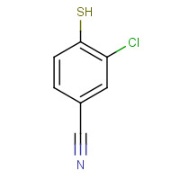 38234-93-4 3-chloro-4-sulfanylbenzonitrile chemical structure