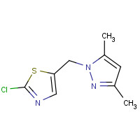 477713-52-3 2-chloro-5-[(3,5-dimethylpyrazol-1-yl)methyl]-1,3-thiazole chemical structure