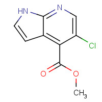 1015609-99-0 methyl 5-chloro-1H-pyrrolo[2,3-b]pyridine-4-carboxylate chemical structure