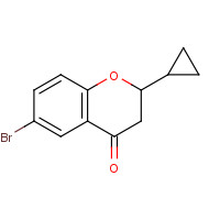 1311265-02-7 6-bromo-2-cyclopropyl-2,3-dihydrochromen-4-one chemical structure