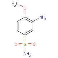 6973-08-6 3-amino-4-methoxybenzenesulfonamide chemical structure