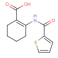 938181-09-0 2-(thiophene-2-carbonylamino)cyclohexene-1-carboxylic acid chemical structure