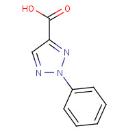 13306-99-5 2-phenyltriazole-4-carboxylic acid chemical structure