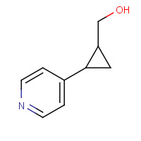 484654-35-5 (2-pyridin-4-ylcyclopropyl)methanol chemical structure