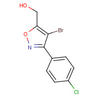 1158735-44-4 [4-bromo-3-(4-chlorophenyl)-1,2-oxazol-5-yl]methanol chemical structure