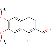 885279-10-7 1-chloro-6,7-dimethoxy-3,4-dihydronaphthalene-2-carbaldehyde chemical structure