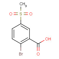 22361-59-7 2-bromo-5-methylsulfonylbenzoic acid chemical structure