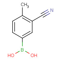 911210-49-6 (3-cyano-4-methylphenyl)boronic acid chemical structure
