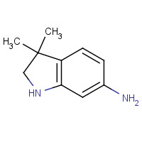179898-73-8 3,3-dimethyl-1,2-dihydroindol-6-amine chemical structure