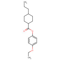 67589-39-3 (4-ethoxyphenyl) 4-propylcyclohexane-1-carboxylate chemical structure
