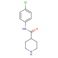735258-48-7 N-(4-chlorophenyl)piperidine-4-carboxamide chemical structure