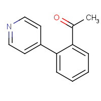 137103-77-6 1-(2-pyridin-4-ylphenyl)ethanone chemical structure