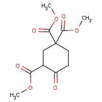 80269-67-6 trimethyl 4-oxocyclohexane-1,1,3-tricarboxylate chemical structure