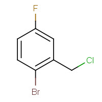 857276-61-0 1-bromo-2-(chloromethyl)-4-fluorobenzene chemical structure