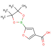 1073354-94-5 5-(4,4,5,5-tetramethyl-1,3,2-dioxaborolan-2-yl)furan-3-carboxylic acid chemical structure