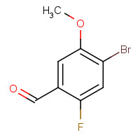 749931-20-2 4-bromo-2-fluoro-5-methoxybenzaldehyde chemical structure