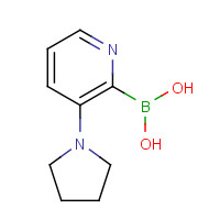 948593-69-9 (3-pyrrolidin-1-ylpyridin-2-yl)boronic acid chemical structure