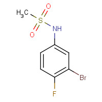 1256633-26-7 N-(3-bromo-4-fluorophenyl)methanesulfonamide chemical structure
